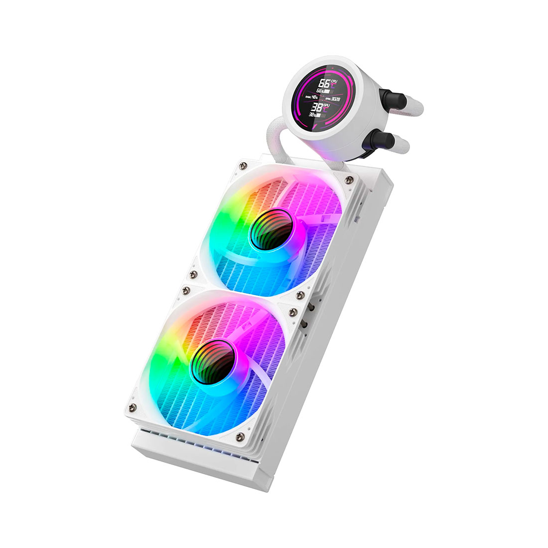 Кулер с водяным охлаждением 1STPLAYER TS1 240 WHITE