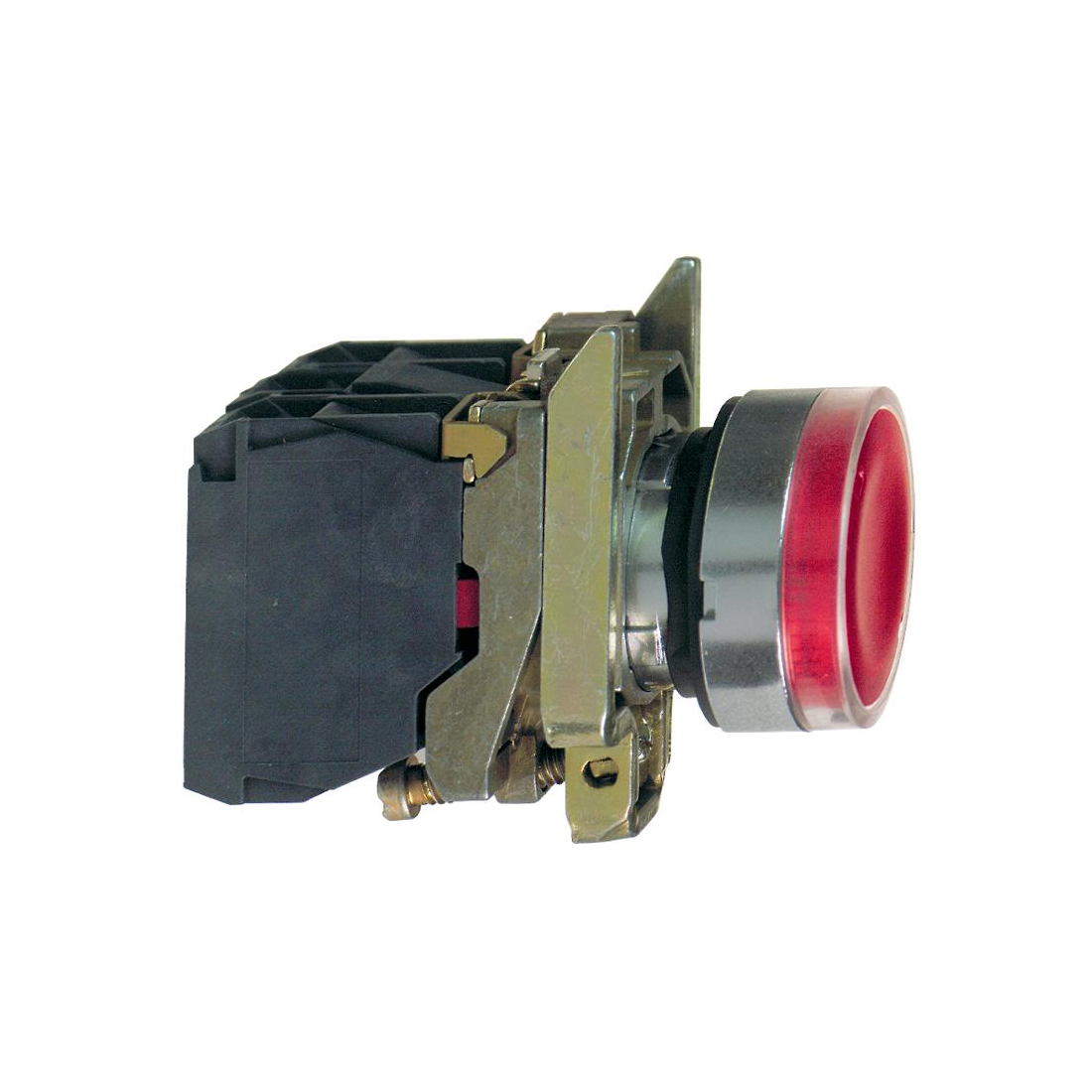 Кнопка SE XB4BW34G5 с возвр. с подсв. 22мм 48-120В