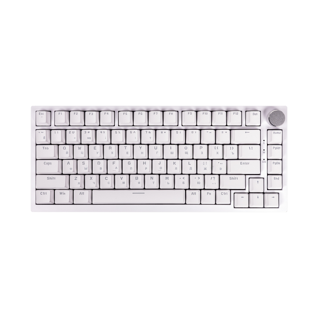 Клавиатура Ajazz AK820 Blue Switch White