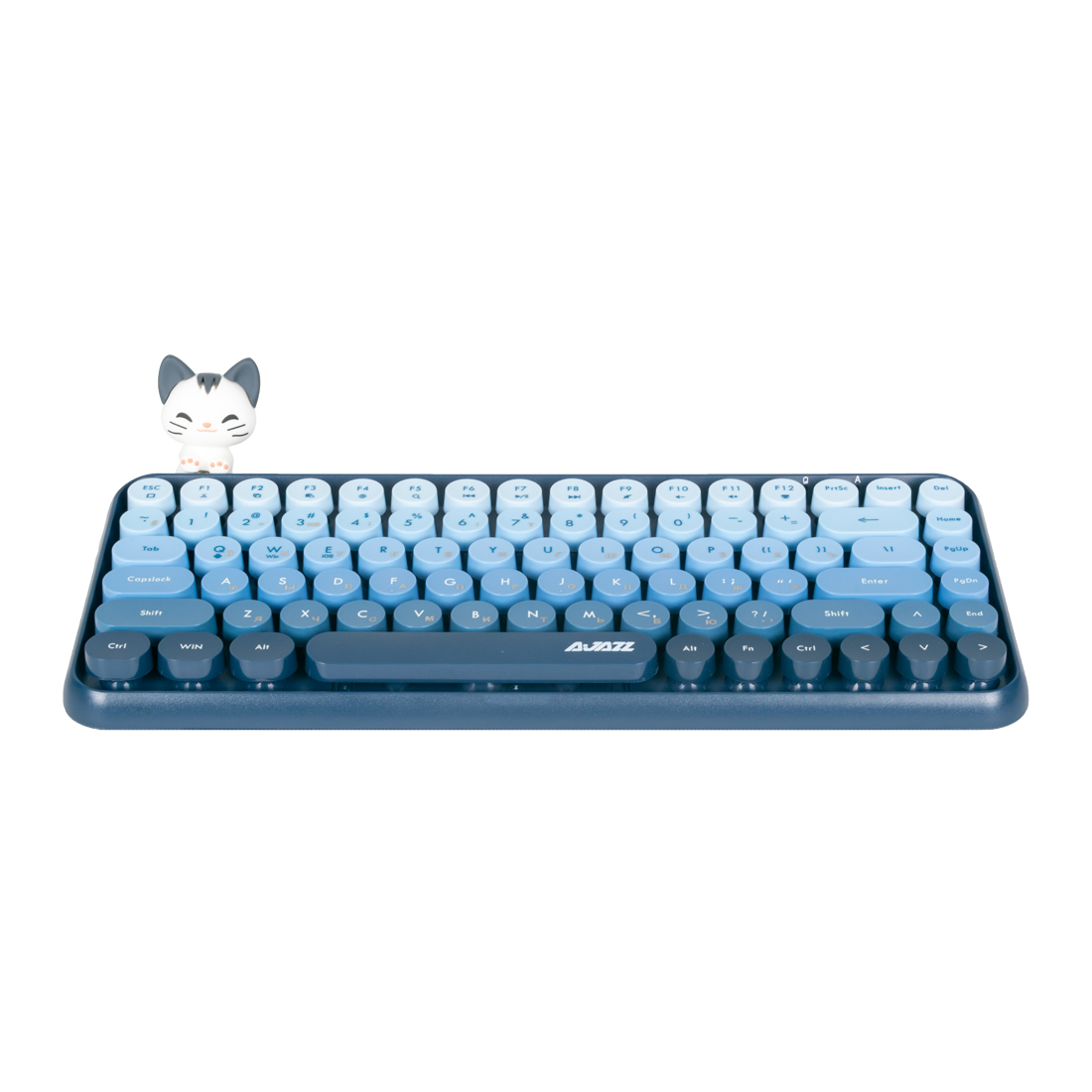 Клавиатура Ajazz 308i Cat Gradient Blue