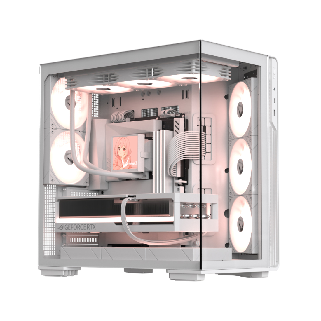 Компьютерный корпус Formula V Crystal Z7 PA White без Б/П