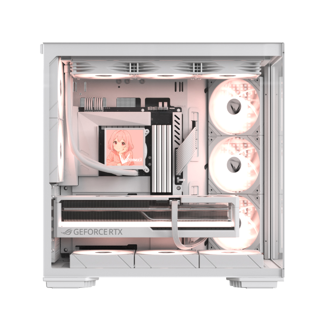 Компьютерный корпус Formula V Crystal Z7 PA White без Б/П