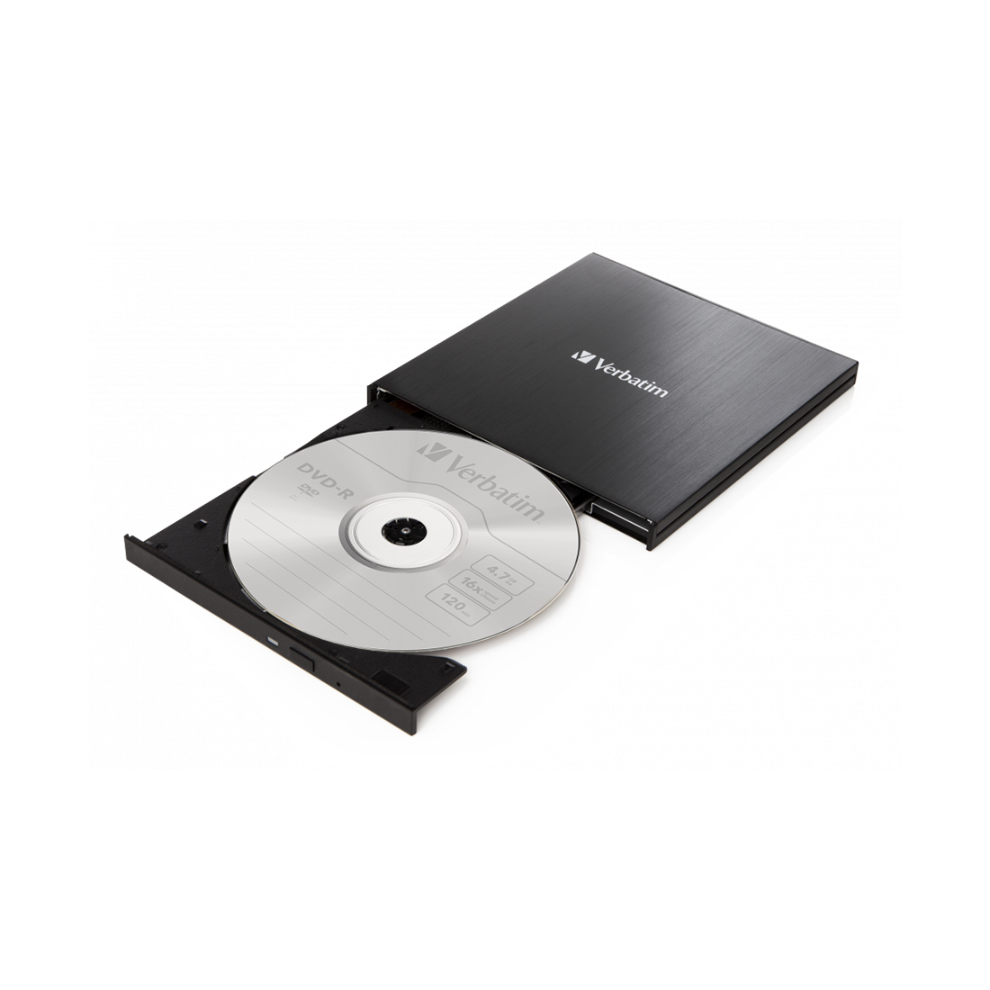 Внешний привод Verbatim CD/DVD 43886 Slim USB-C Чёрный