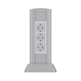 Миниколонна алюминиевая DKC 19534 0.35м темно-серебристый металлик