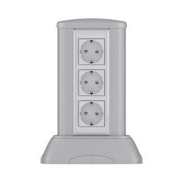 Миниколонна алюминиевая DKC 19524 0.25м темно-серебристый металлик