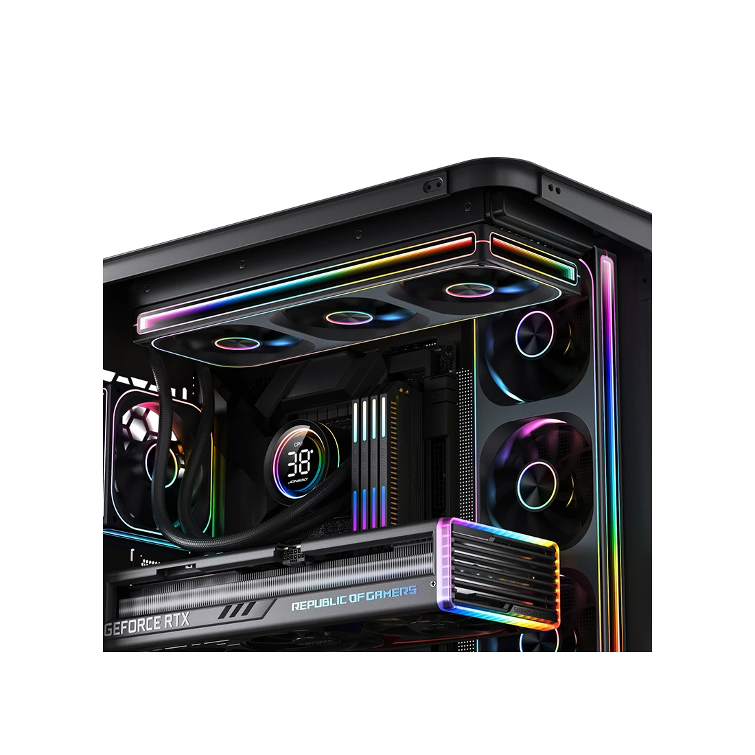 Вентилятор для компьютерного корпуса Jonsbo ZA-360BR Black