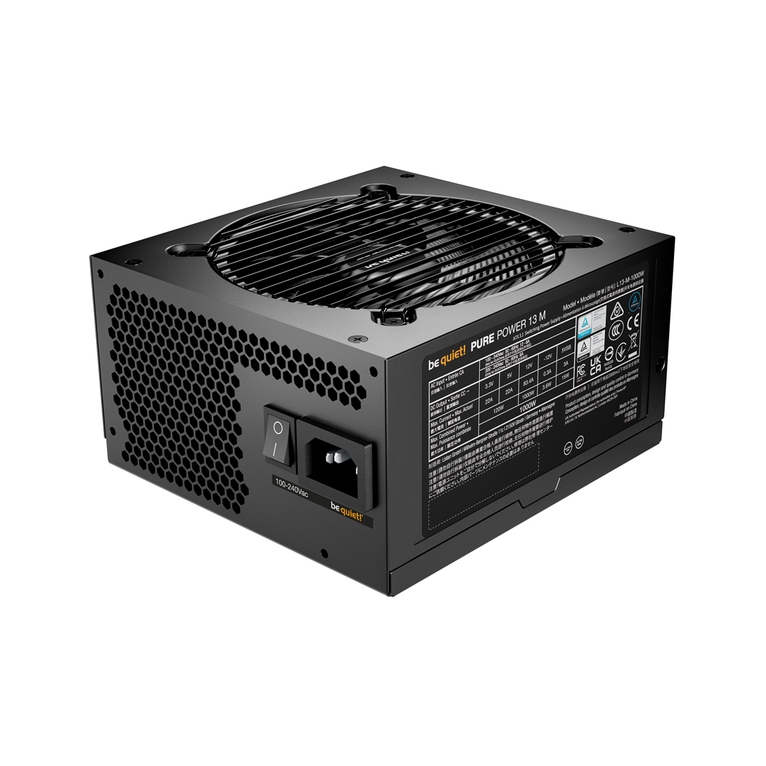 Блок питания Bequiet! Pure Power 13M 1000W BP028EU