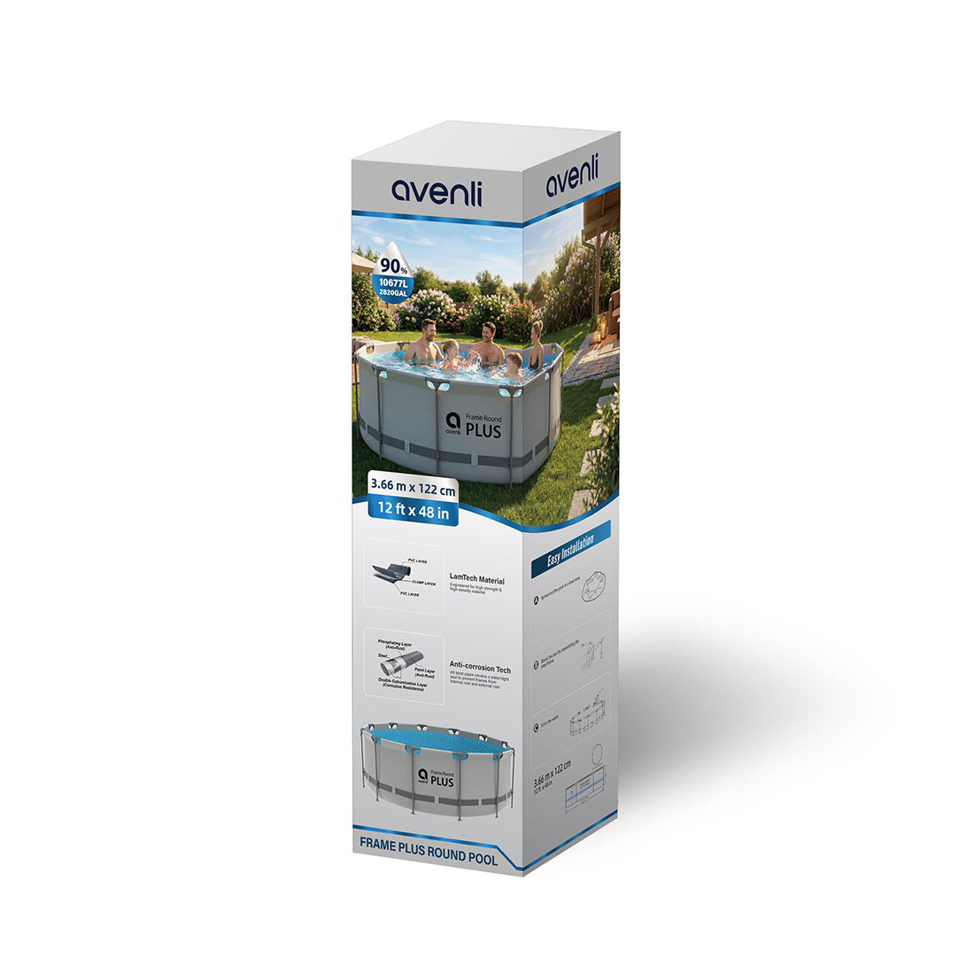 Каркасный бассейн Avenli 12363V63