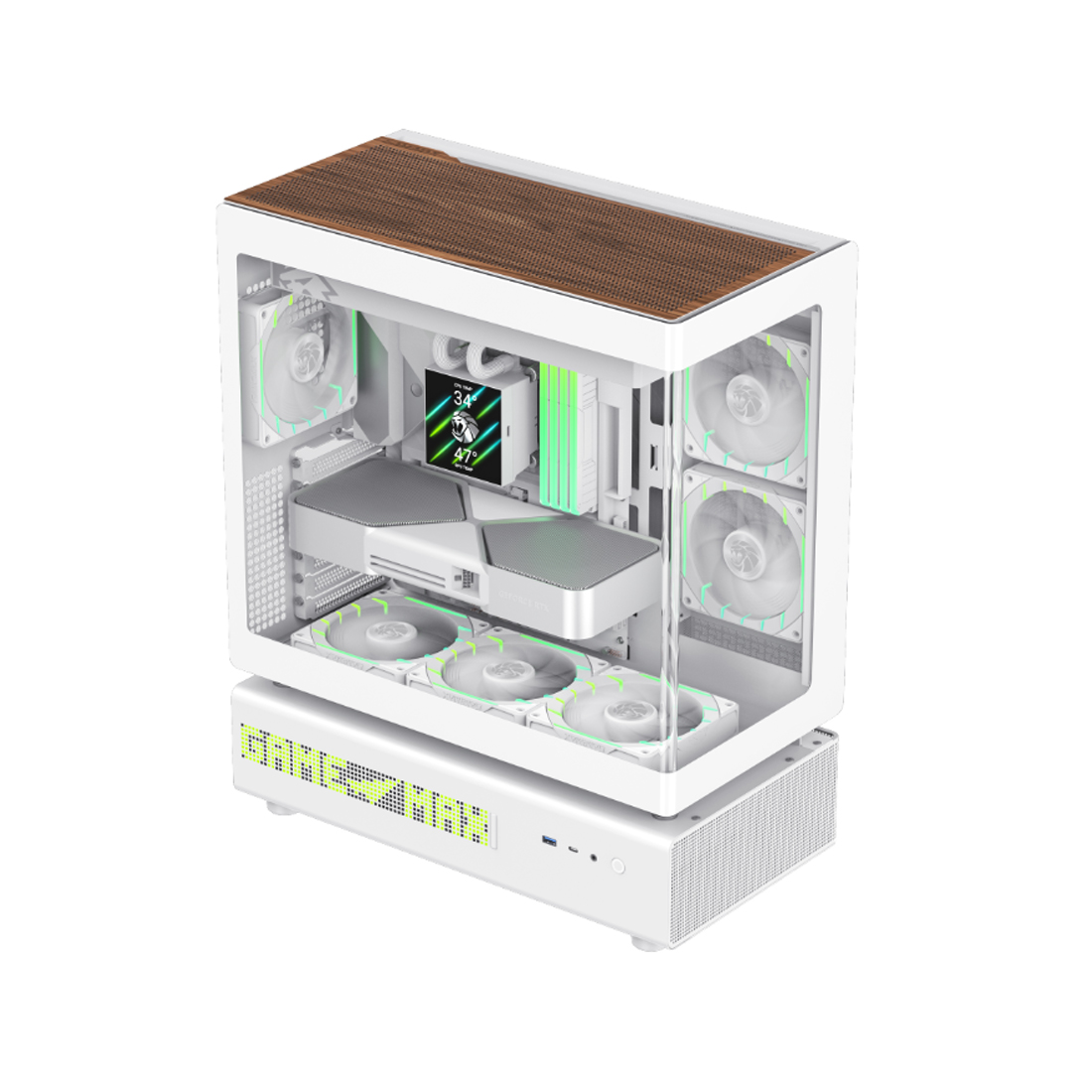 Компьютерный корпус Gamemax N90 White без Б/П