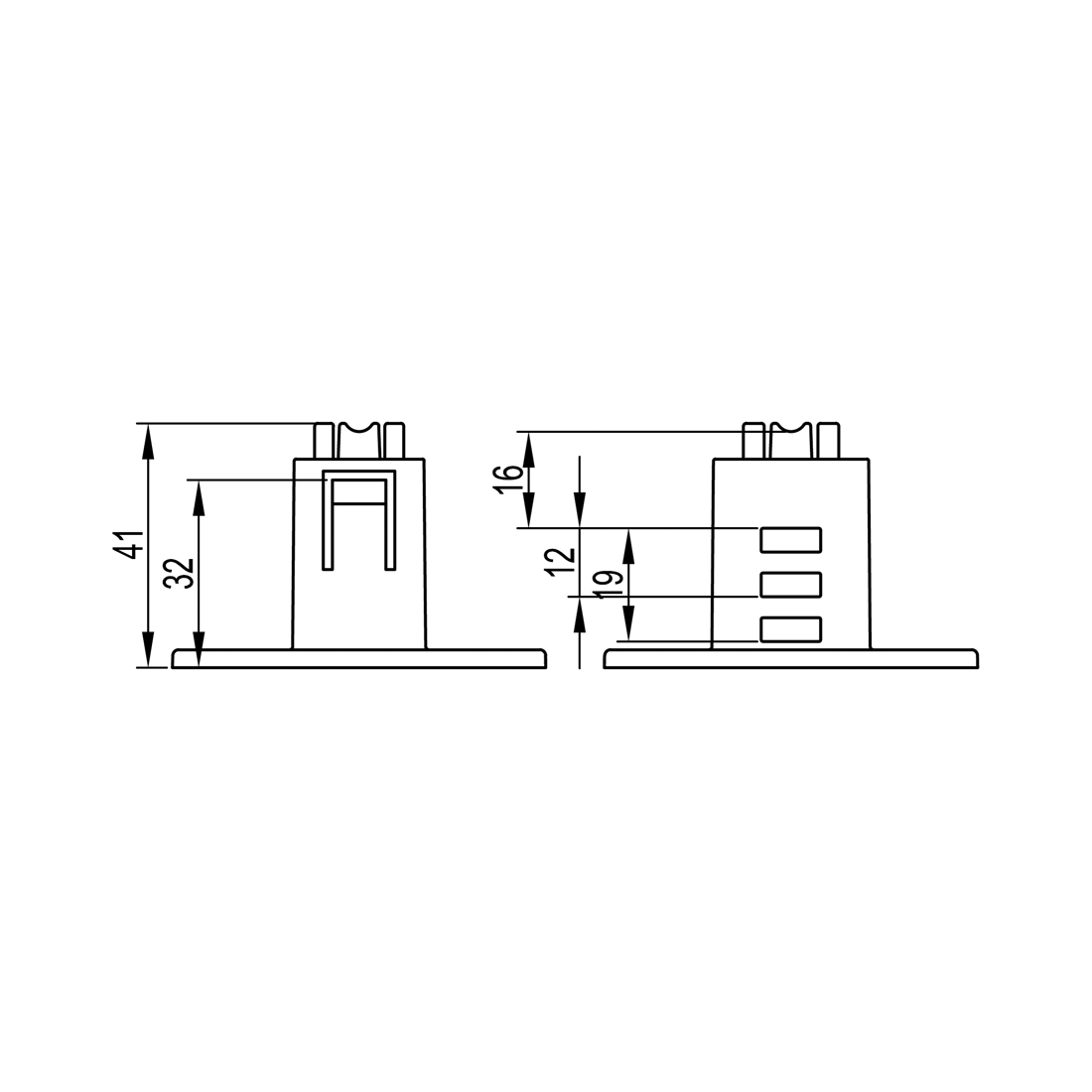 Комплект крепления DKC FC37230 для напольной установки