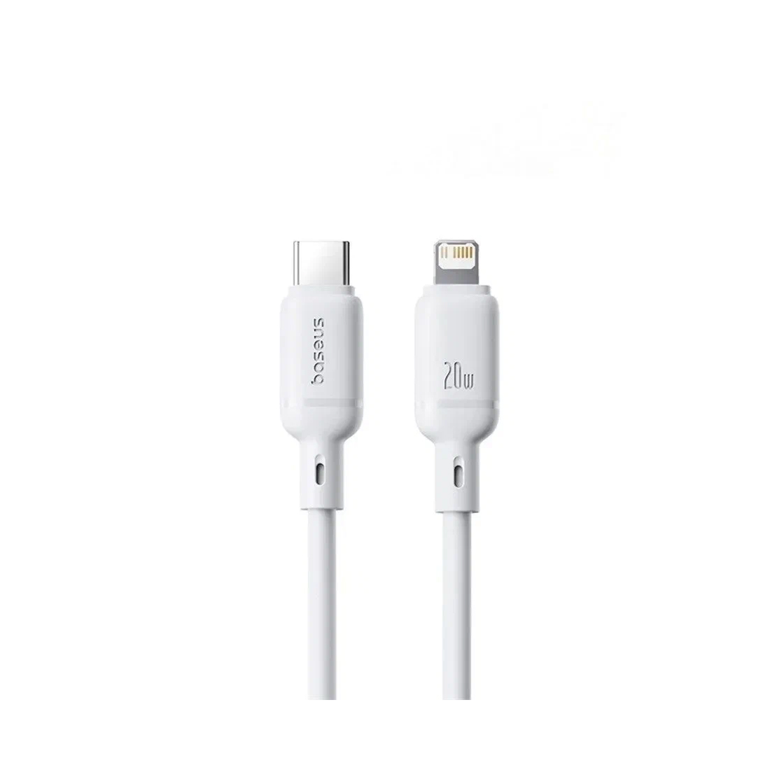 Интерфейсный кабель Baseus Silky Type-C to iP 20W 2m White (P10377700213-01)