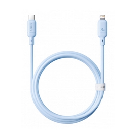 Интерфейсный кабель Baseus Silky Type-C to iP 20W 1m Blue (P10377700313-00)