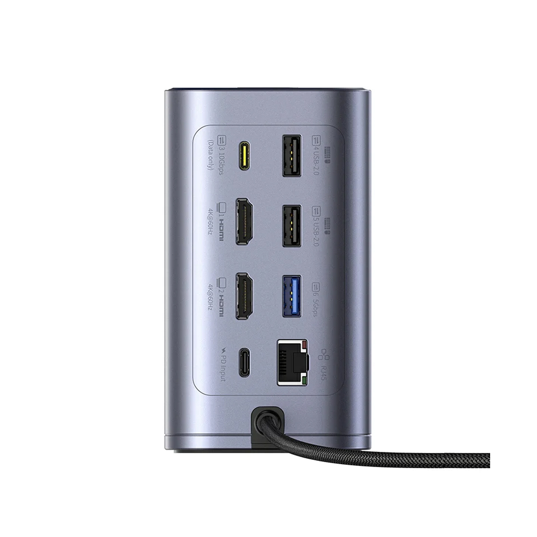 Док-станция Baseus NU1 Air Spacemate 12-in-1 Grey (B00568103813-00)