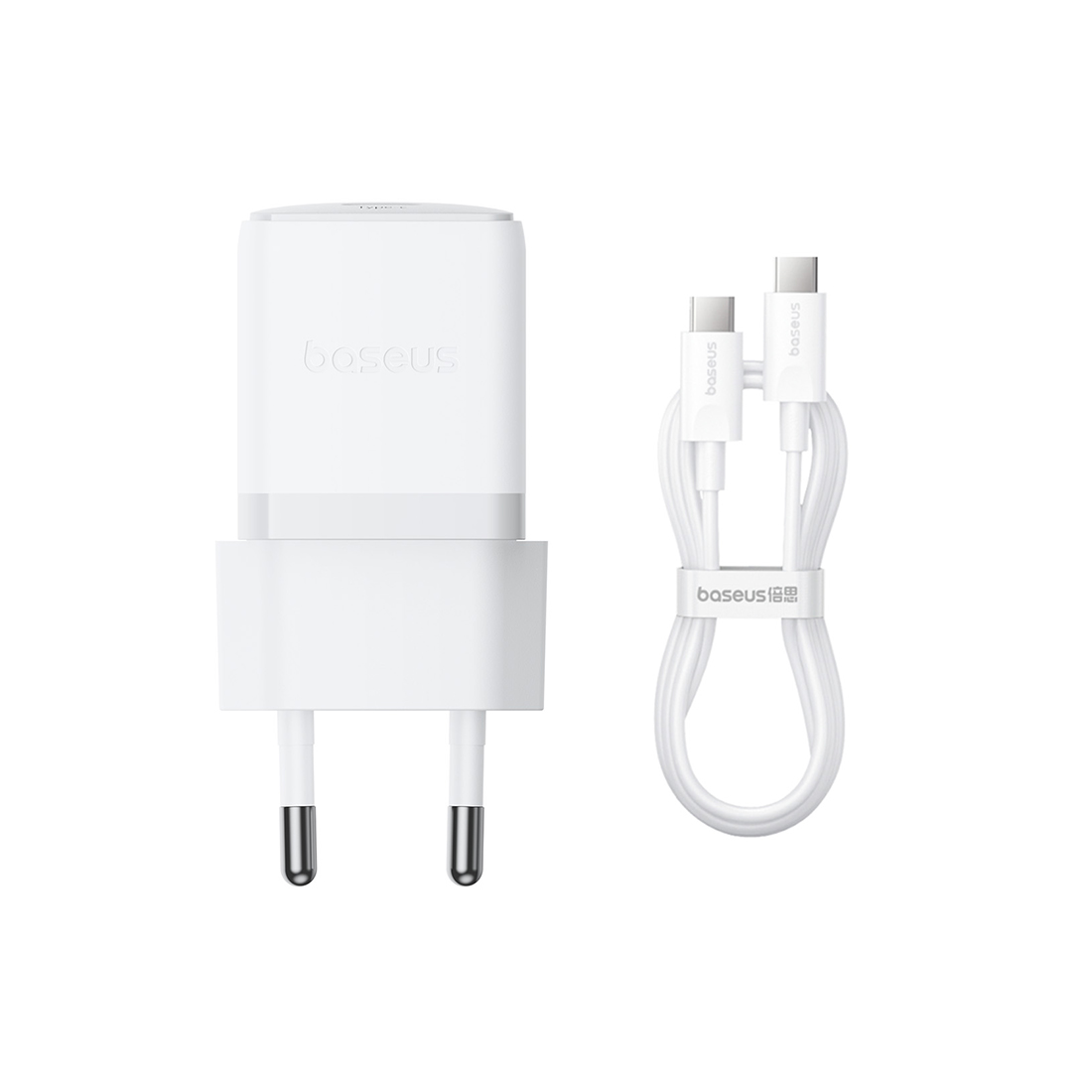 Адаптер питания Baseus Palm 1C 30W White ( в комлпекте кабель Type-c ) (P10111605213-01)