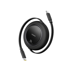 Интерфейсный кабель Baseus Free2Pull Mini USB-C to USB-C 100W 2m Black (P10364500113-01)