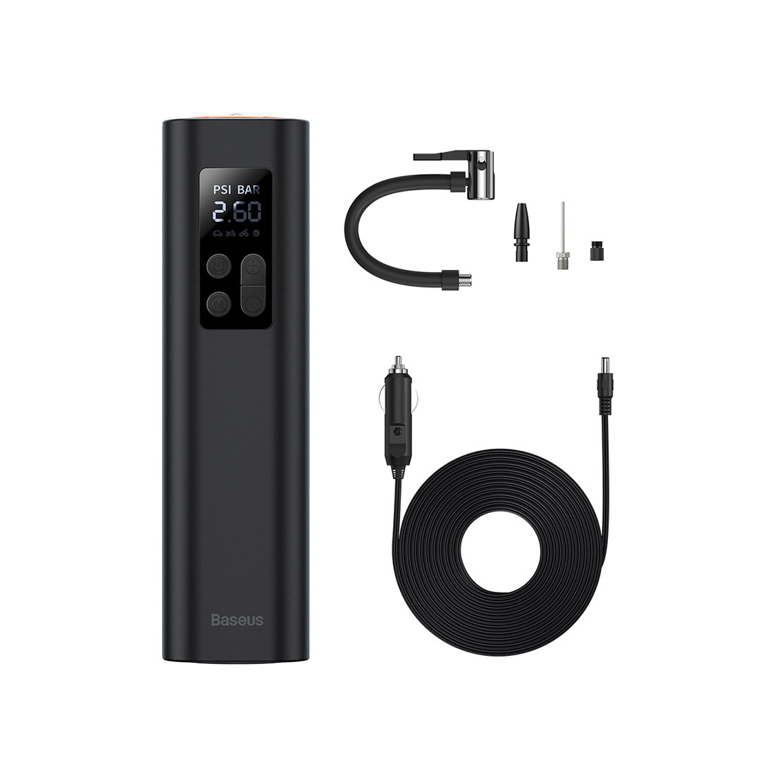 Автомобильный компрессор Baseus Super Mini Black (CRCQ000001)