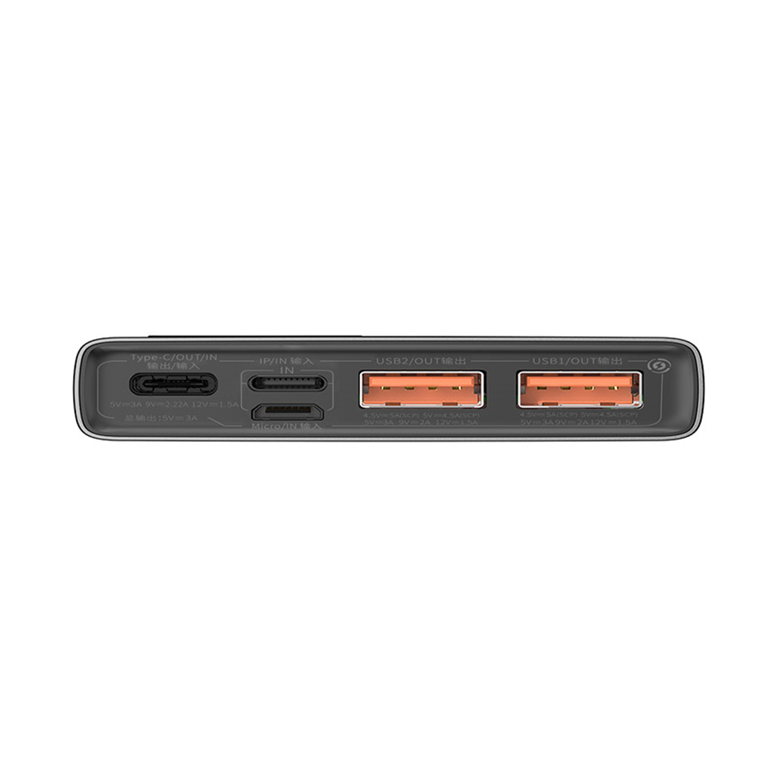 Портативный внешний аккумулятор Baseus Metal Digital Display Power Bank 10000mAh 22.5W Black