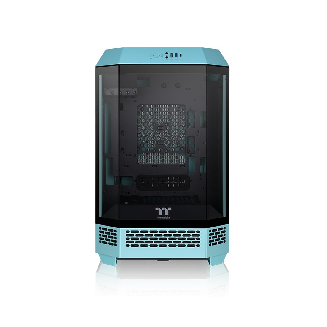 Компьютерный корпус Thermaltake The Tower 300 Turquoise без Б/П