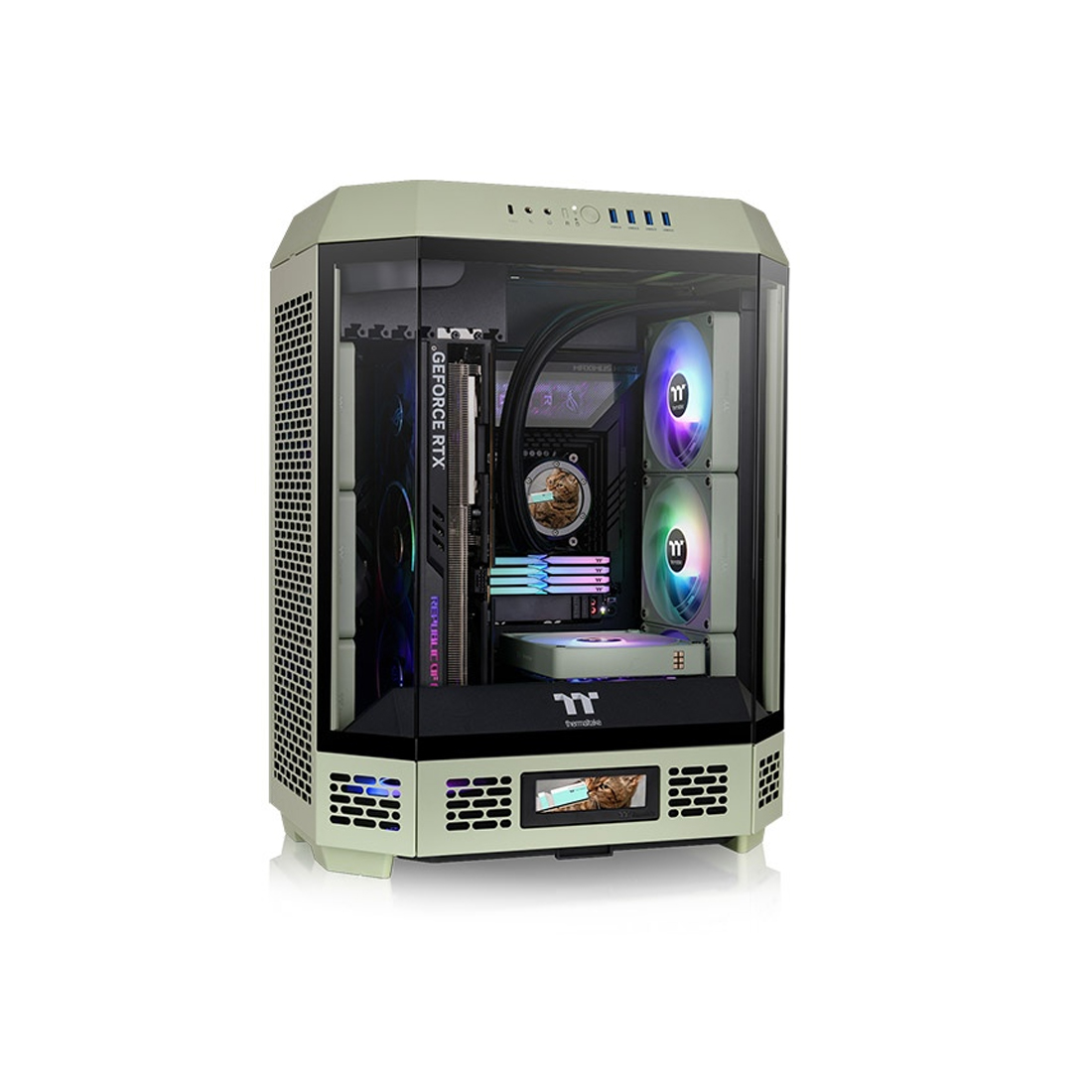 Компьютерный корпус Thermaltake The Tower 600 Matcha Green без Б/П