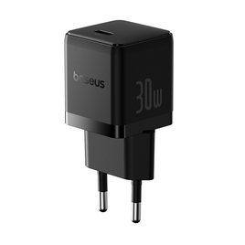 Адаптер питания Baseus Palm 1C 30W ( в комлпекте кабель Type-c ) Cluster Black
