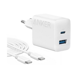 Адаптер питания Anker Charger 20W, 2-Port (в комлпекте кабель Type-c) (B2348G21) Белый