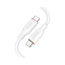 Интерфейсный кабель Anker PowerLine III Flow USB-C to USB-C (A8552H21) Белый