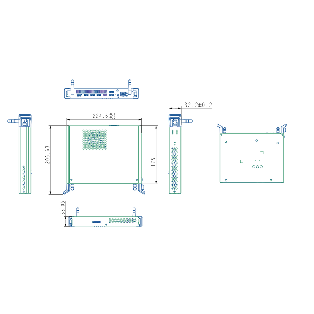 Встраиваемый компьютер OPS MAXHUB MT71F