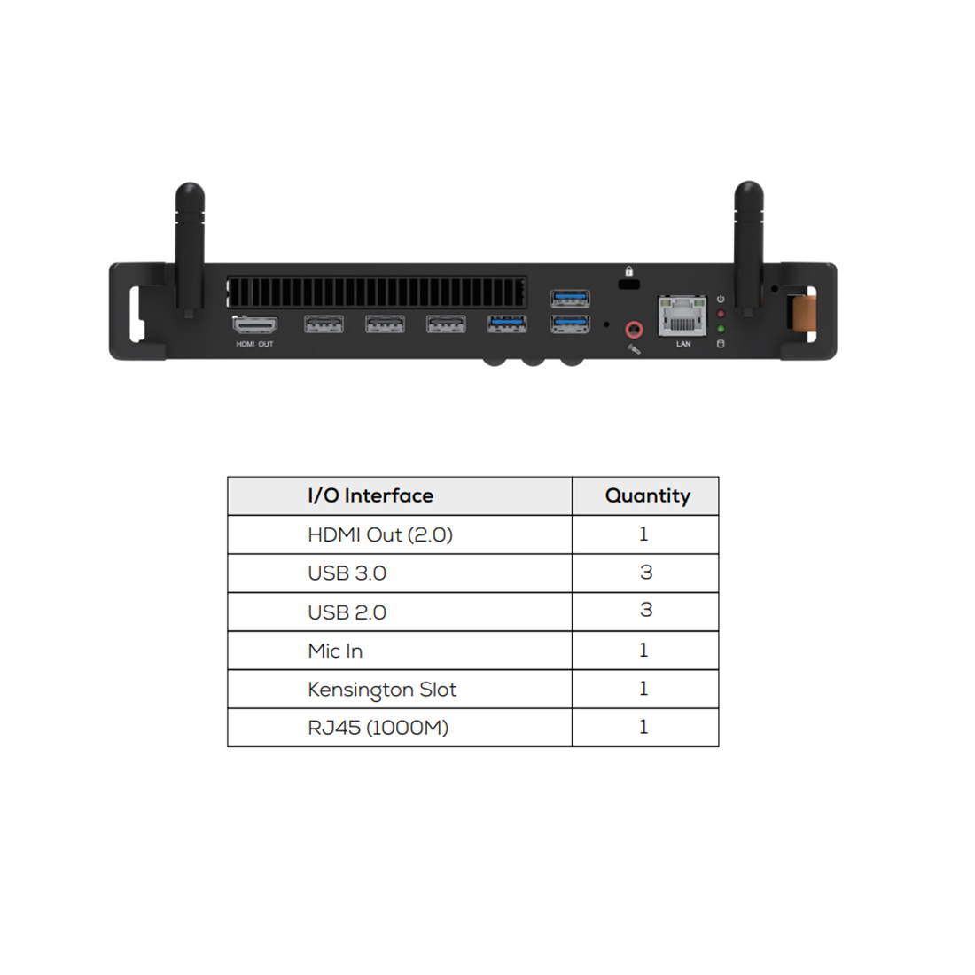 Встраиваемый компьютер OPS MAXHUB MT71F