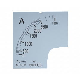 Шкала для амперметра iPower 2500/5