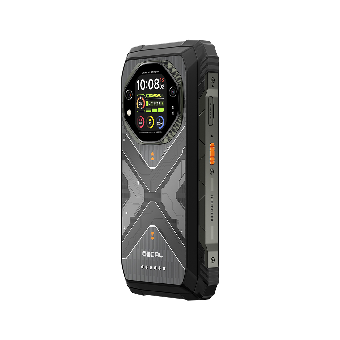 Смартфон OSCAL TANK 1 Rugged Phone 12GB RAM 256GB ROM Black