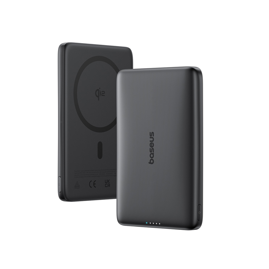 Портативный внешний аккумулятор Baseus PicoGo AM41 Ultra-Slim Qi2 Magnetic 10000mAh 27W Cosmic Black