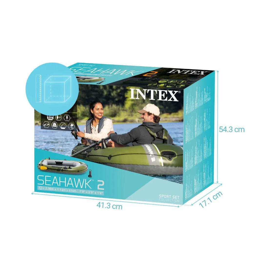 Лодка надувная Intex 66332NP