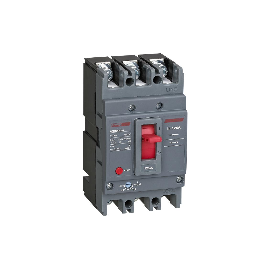 Автоматический выключатель Himel HDM3SV-125B 3P 100A 25kA с регулировкой
