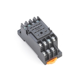 Разъём для крепления на DIN-рейку пром. реле Himel HDZ9 4 конт. 3-5А