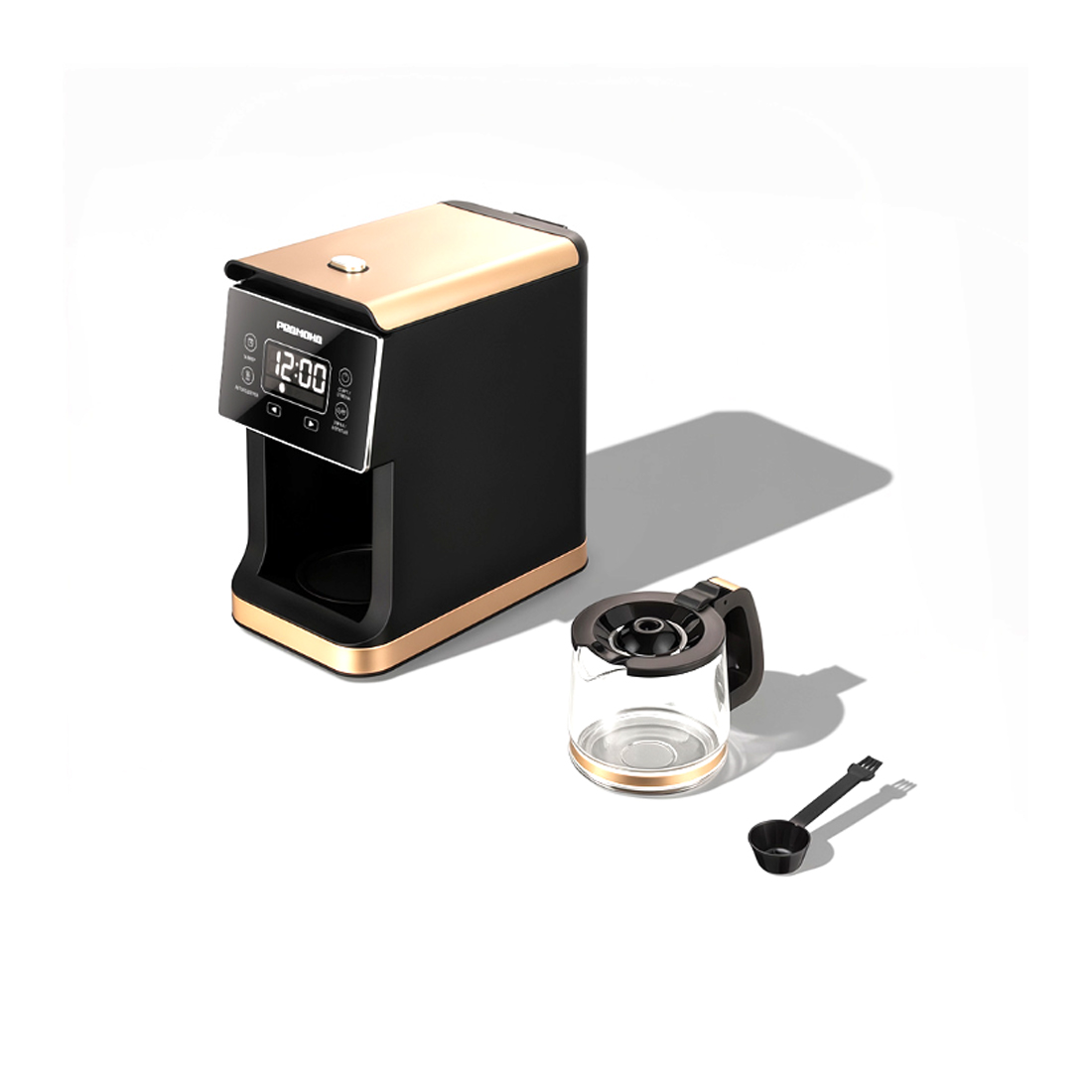 Кофеварка капельная Редмонд CM720 Черный/бронза