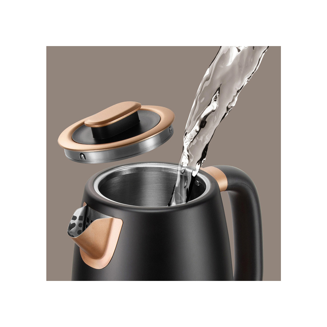 Чайник электрический Редмонд KM240 Черный/ Бронза