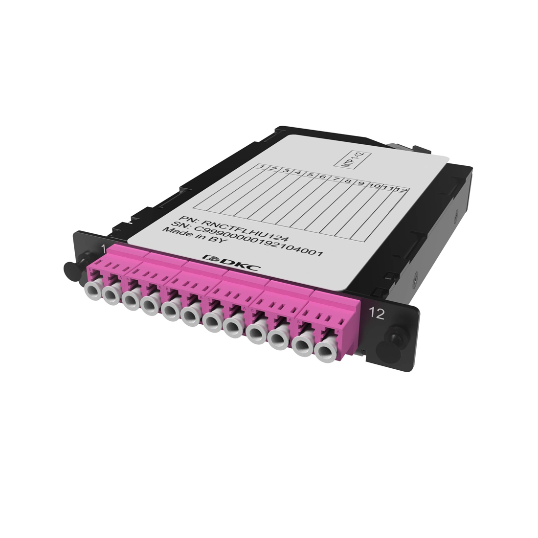 Претерминированная кассета RNCTFLHU124 12ОВ 50/125 OM4