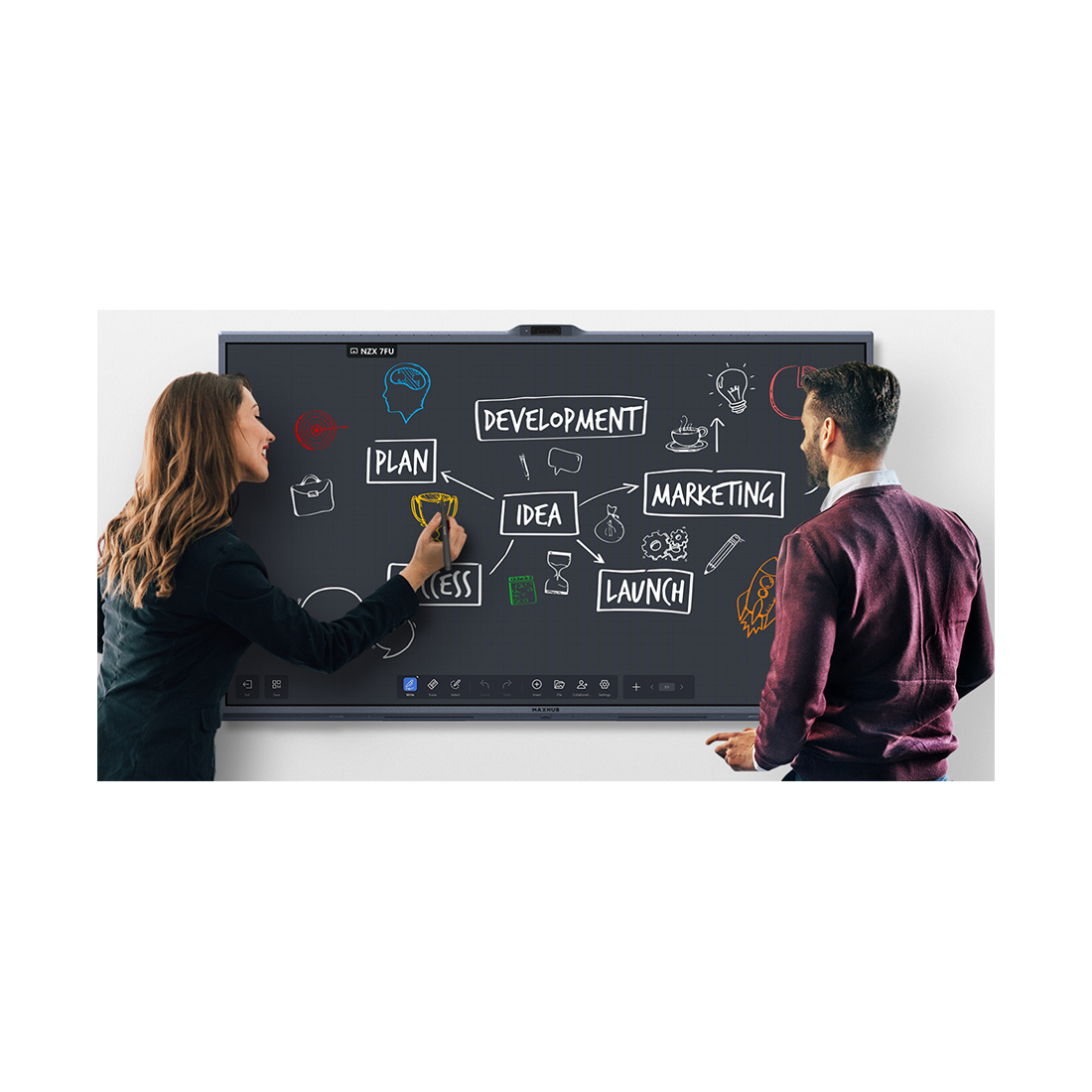 Интерактивная панель MAXHUB V8650 XBoard V7 Series 86"