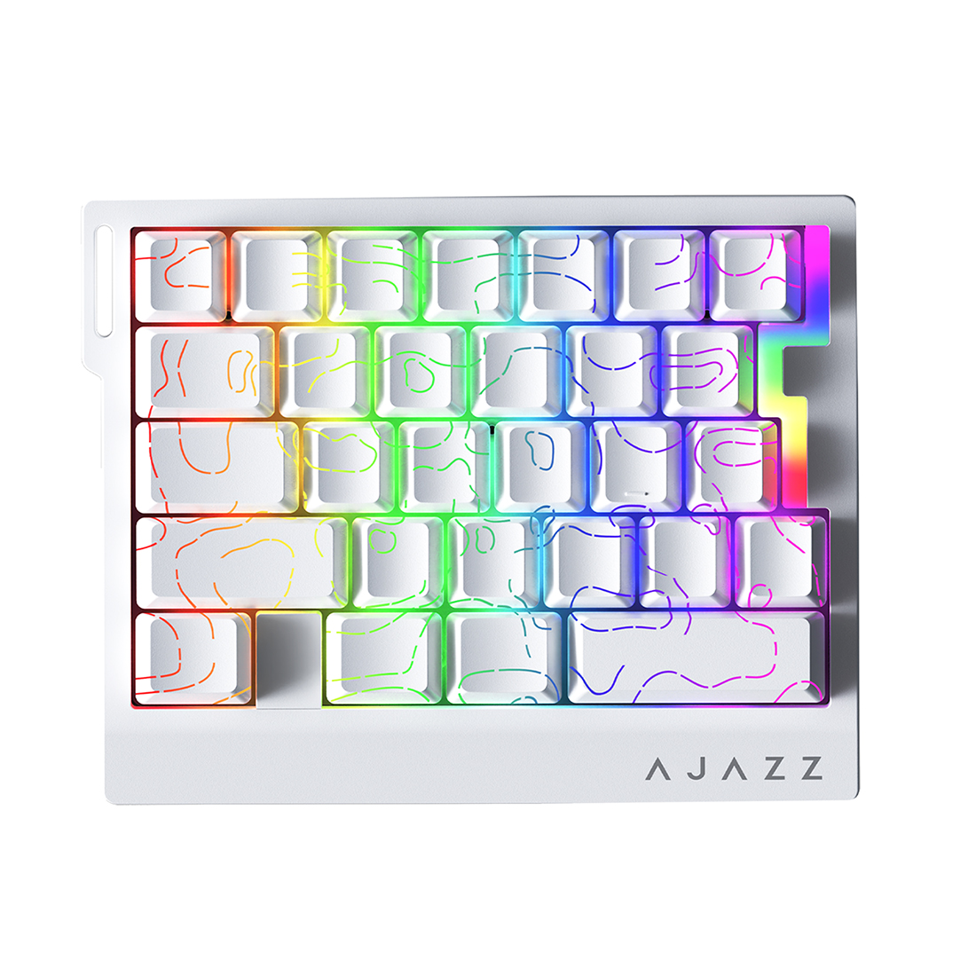 Клавиатура Ajazz AK029 Arctic Isle Switch White