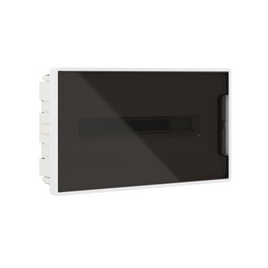 Щиток встраиваемый FRAME белый DKC F18B1WD 18 модулей с тонированной дверцей