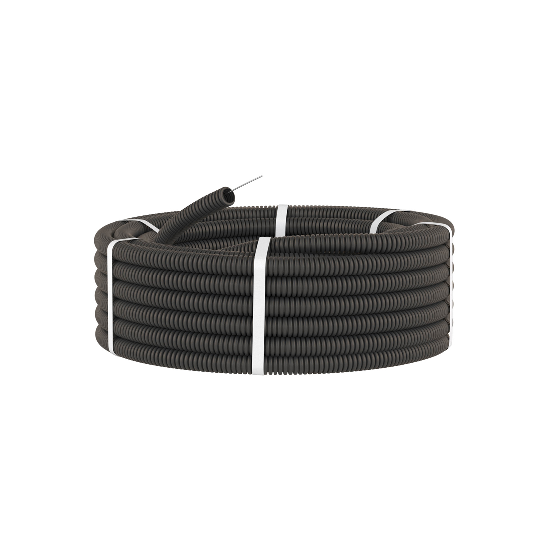 Труба ПВХ гибкая гофрированная DKC 91920B 20мм черный