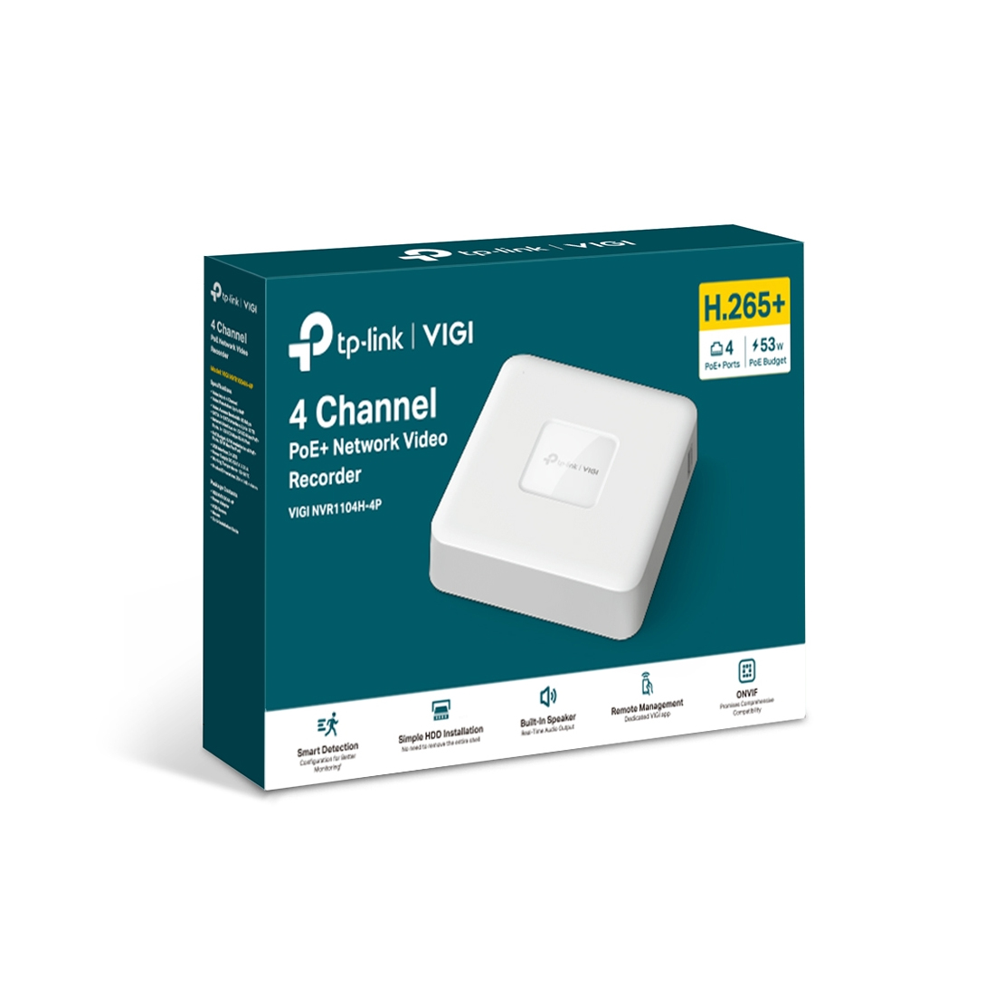 Видеорегистратор TP-Link VIGI NVR1104H-4P