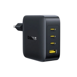 Адаптер питания Baseus EnerFill FH11 GaN Fast Charger 3C+U 140W EU Cosmic Black