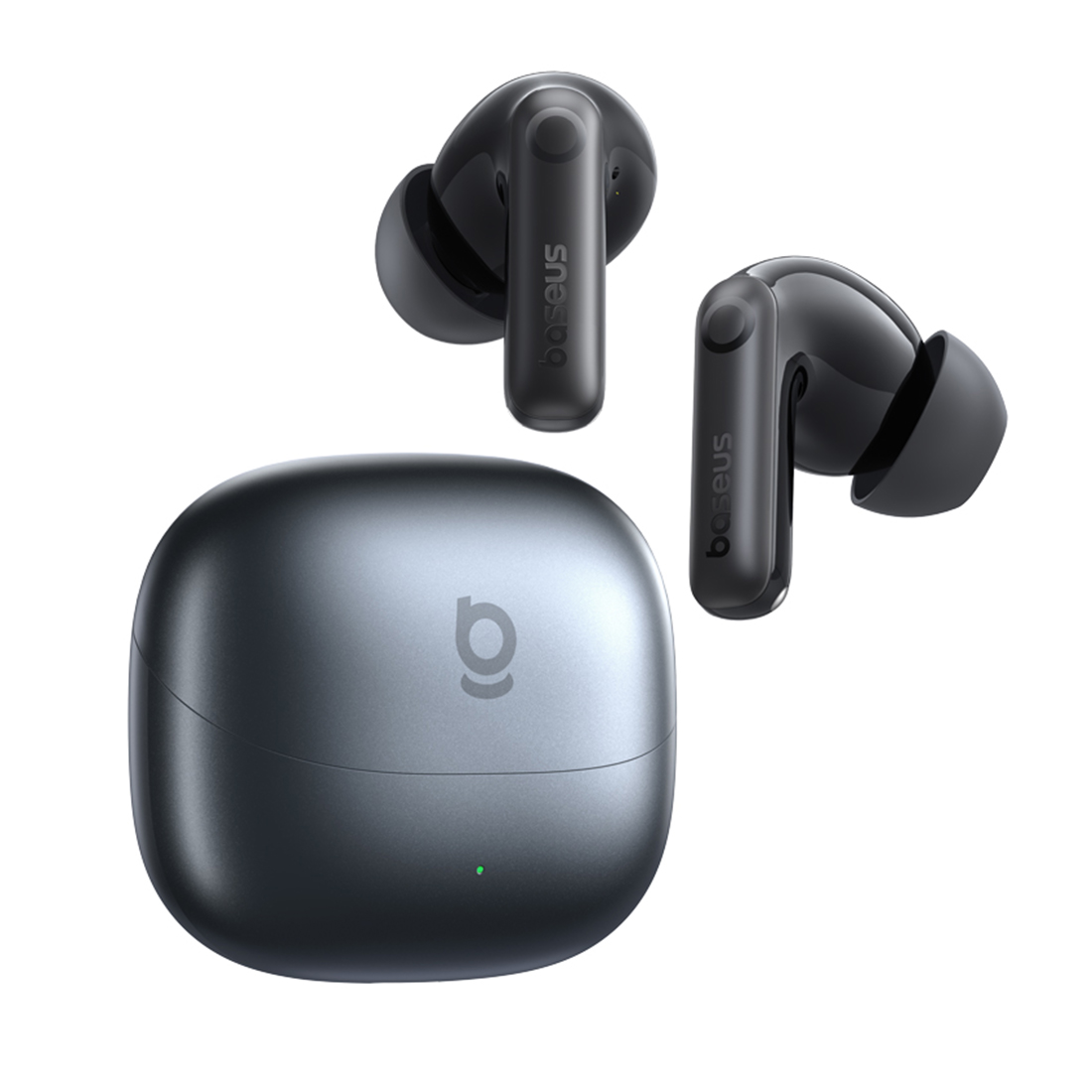 Наушники, Baseus, (A0010504), Bass BP1 Pro, In-Ear True Earbuds, Bluetooth 6.0, Технология Hi-Res Audio (LDAC), Адаптивное активное шумоподавление ANC, 6 микрофонов AI ENC для звонков, Сенсорное управление, Игровой режим низкой задержки, Защита IP55, Быст — фото 2