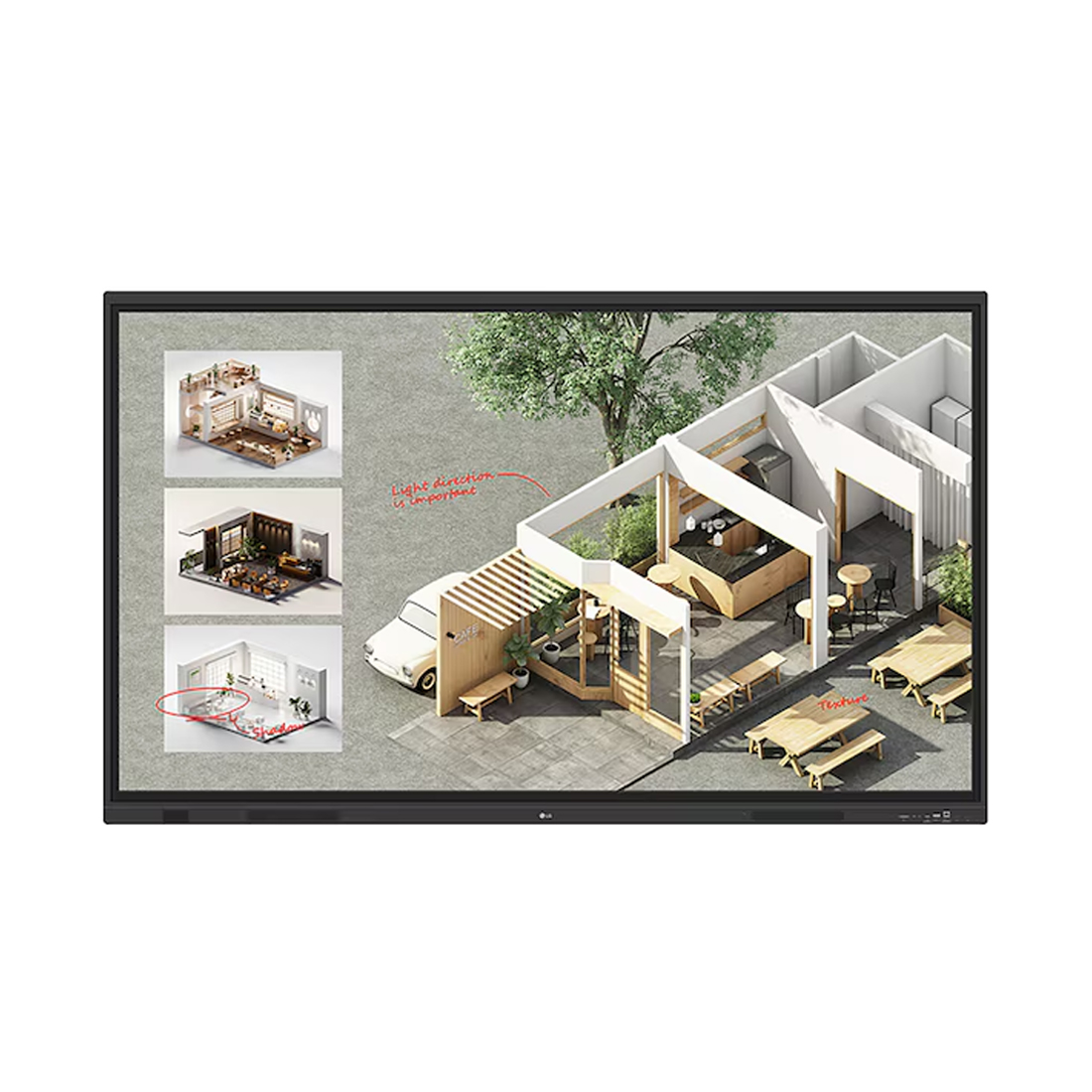 Интерактивный дисплей LG 86TR3DQ-B