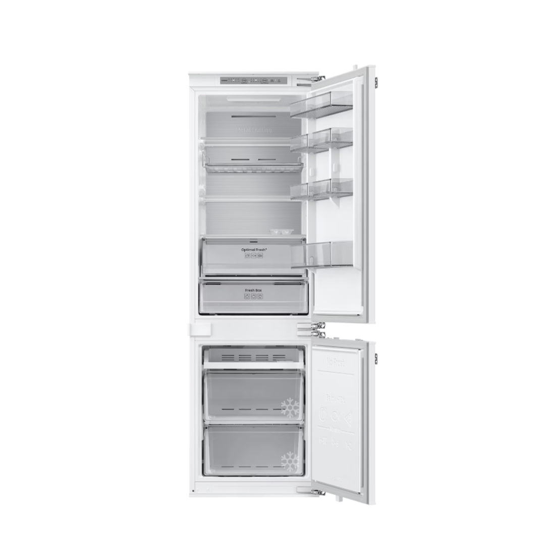 Встраиваемый холодильник с нижней морозильной камерой Samsung BRB80F26C1F0WT