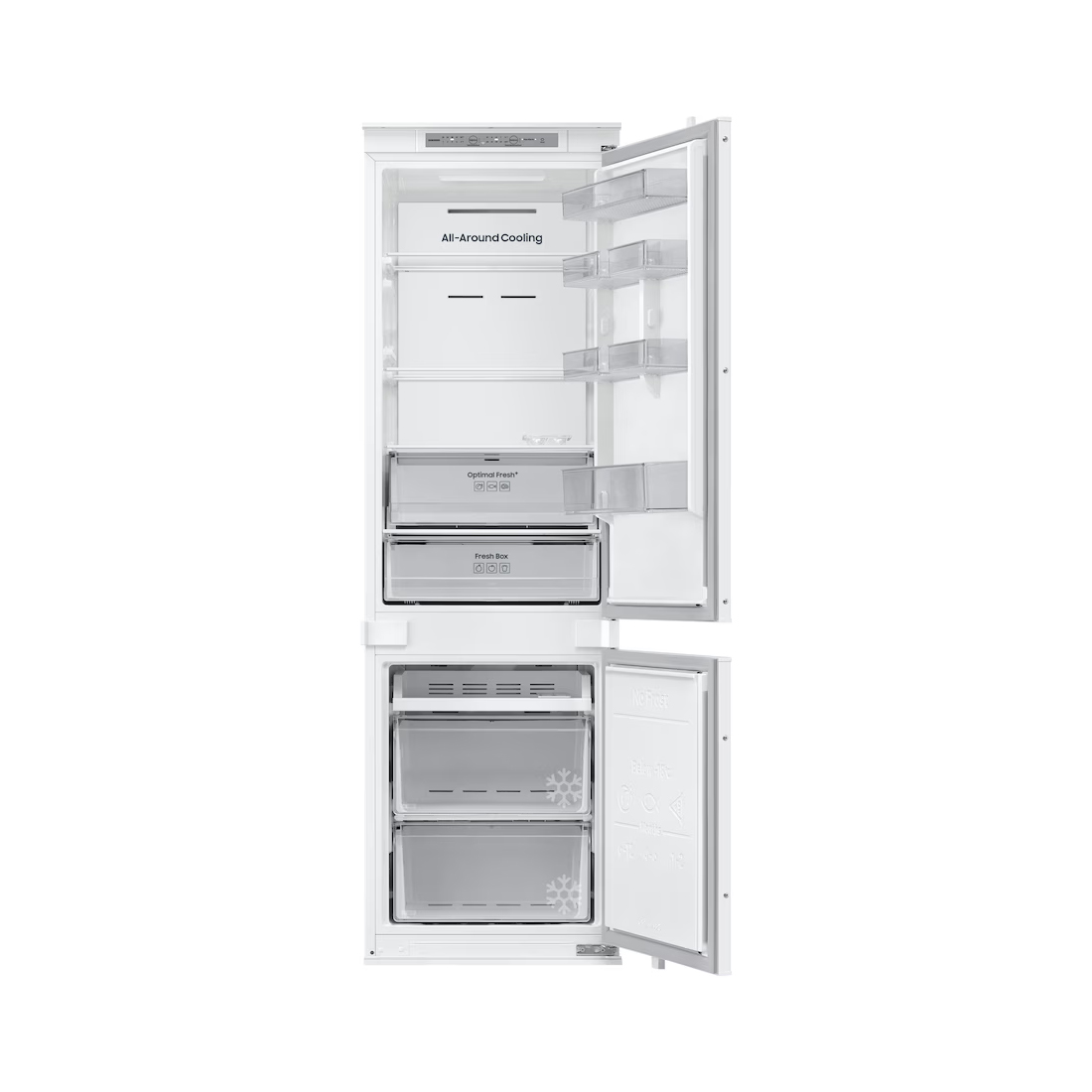 Встраиваемый холодильник с нижней морозильной камерой Samsung BRB70F26D1S0WT