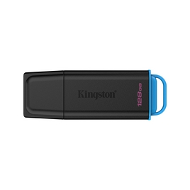 USB-накопитель Kingston DTXG2/128GB 128GB Чёрный/Голубой