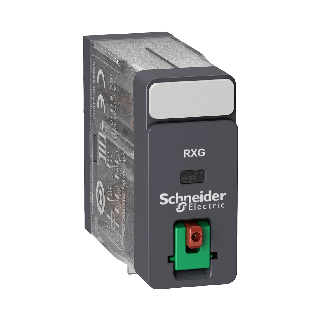 Реле интерфейсное RXM SE RXG21P7 5А 230В с блок кнопкой 2CO