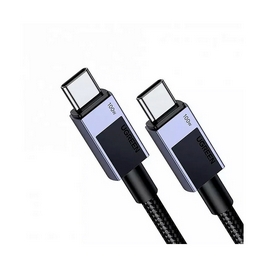 Интерфейсный кабель UGREEN USB-C to USB-C PD Fast Charging Cable 5A Max (45063) 1m Серый